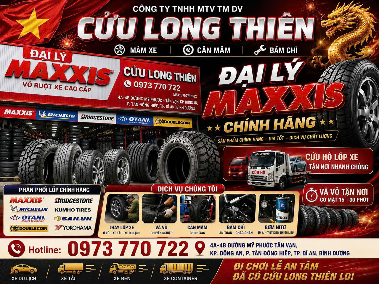 Lốp Xe 245/70R16 Maxxis Chính Hãng | Giá Tốt Bình Dương