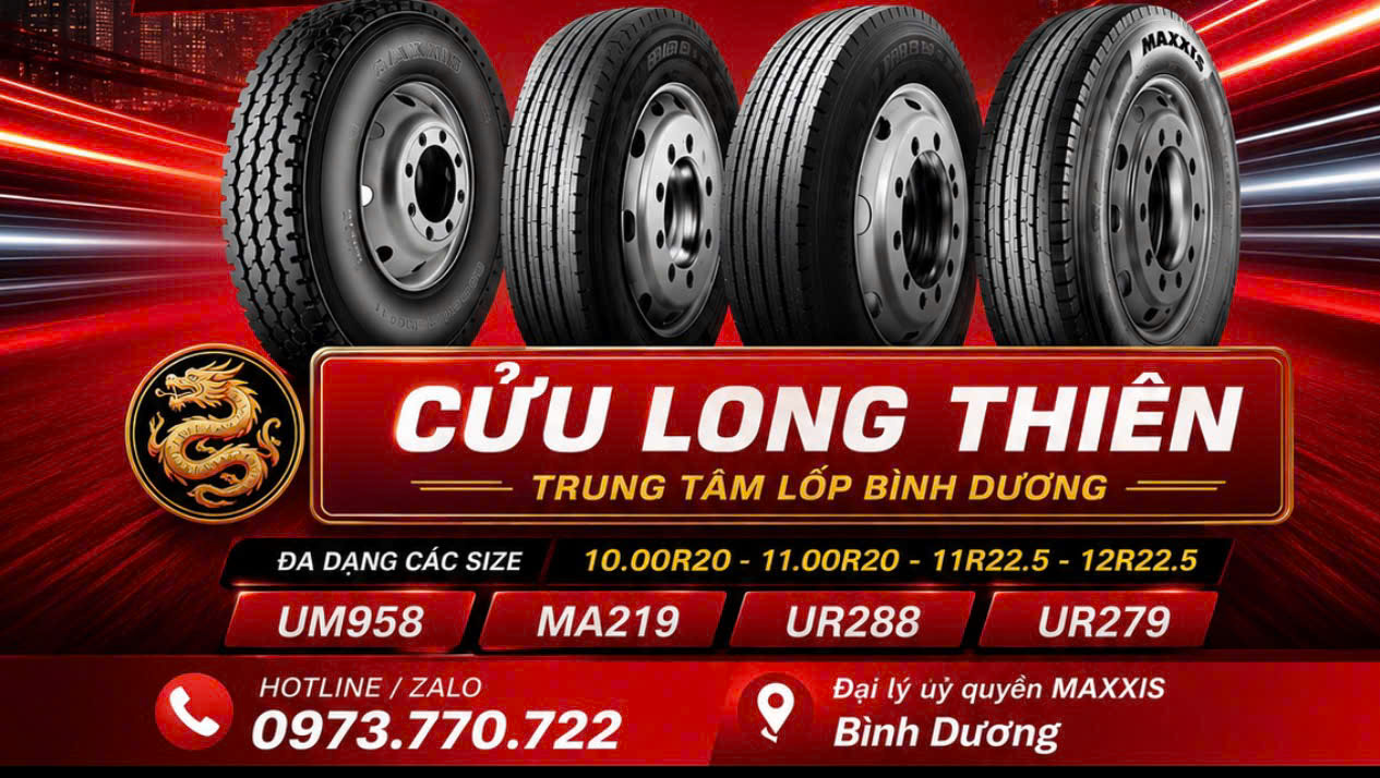 Đại lý lốp xe Cửu Long Thiên Bình Dương