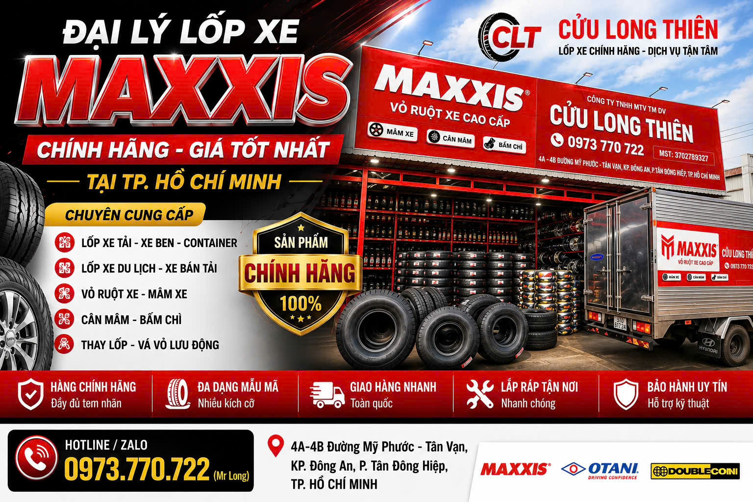Lốp xe 265/65R18 MAXXIS gai HT
