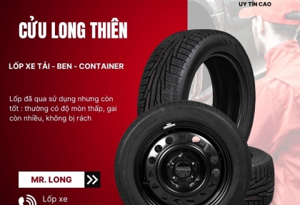 Nơi thu mua lốp ( vỏ ) xe tải cũ giá cao – Hỗ trợ đổi lốp mới 