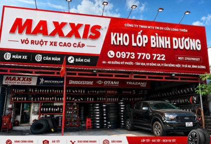 CỬA HÀNG LỐP XE Ô TÔ CHÍNH HÃNG - ĐƯỜNG CAO TỐC MỸ PHƯỚC TÂN VẠN DĨ AN, BÌNH DƯƠNG