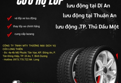 DỊCH VỤ VÁ VỎ - THAY MỚI LỐP XE ( PHÂN PHỐI LỐP ) GIÁ RẺ BÌNH DƯƠNG 24/7