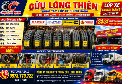 TOP 1 THAY LỐP XE 24/24 TẠI TRUNG TÂM  DĨ AN