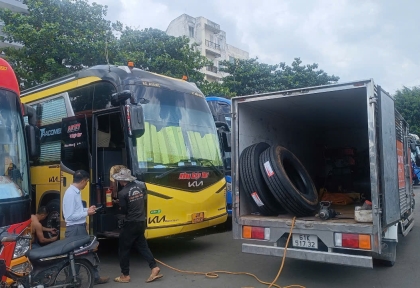 Vá Lốp, Thay Lốp Xe Quốc Lộ 1K Bình Dương | Cửu Long Thiên