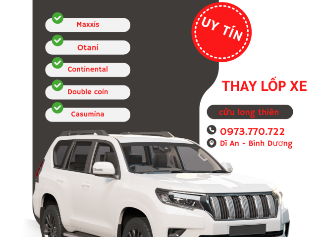 Dịch Vụ Thay LAZANG Xe ( mâm xe ) Tải Nhanh Nhất Dĩ An