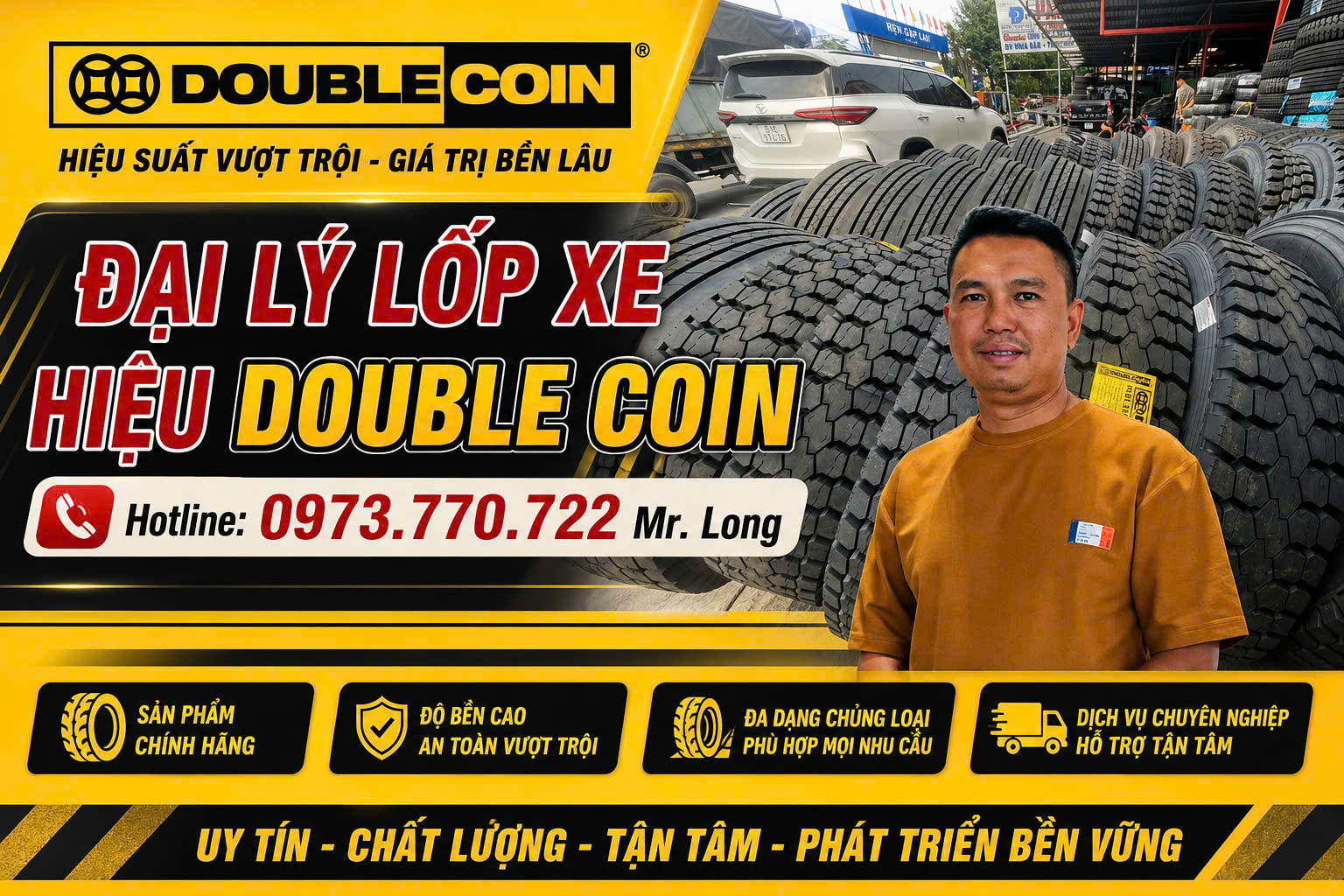 ĐẠI LÝ CUNG CẤP LỐP XE DOUBLE COIN TẠI DĨ AN, BÌNH DƯƠNG – CHÍNH HÃNG, GIÁ TỐT, DỊCH VỤ 24/7