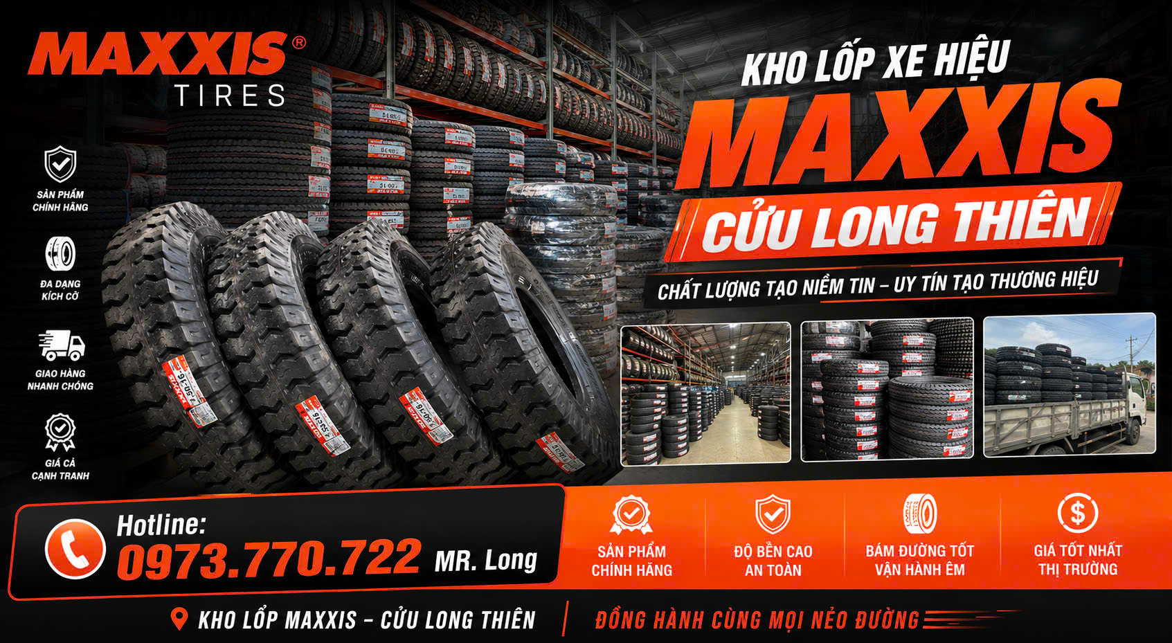 Kho Lốp Xe Tại Bình Dương Và TP.HCM