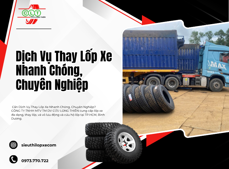 Dịch Vụ Thay Lốp Xe Nhanh Chóng, Chuyên Nghiệp – An Toàn, Tiện Lợi, Đúng Kỹ Thuật