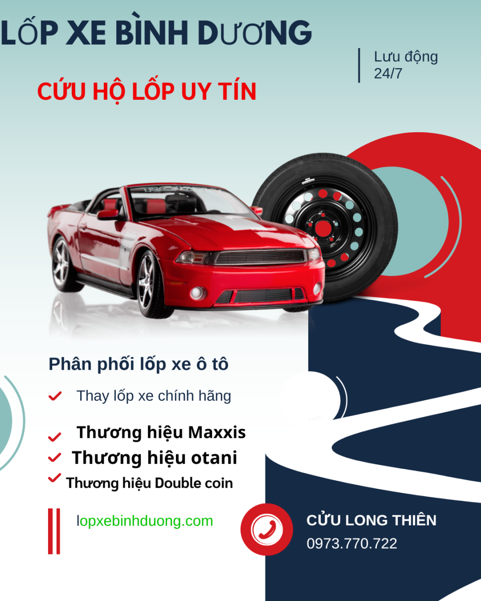 VÁ VỎ - THAY LỐP - THAY BÁNH SƠ CUA CHO XE TẢI, XE KHÁCH, XE BEN, XE CONTAINER TẠI BÌNH DƯƠNG