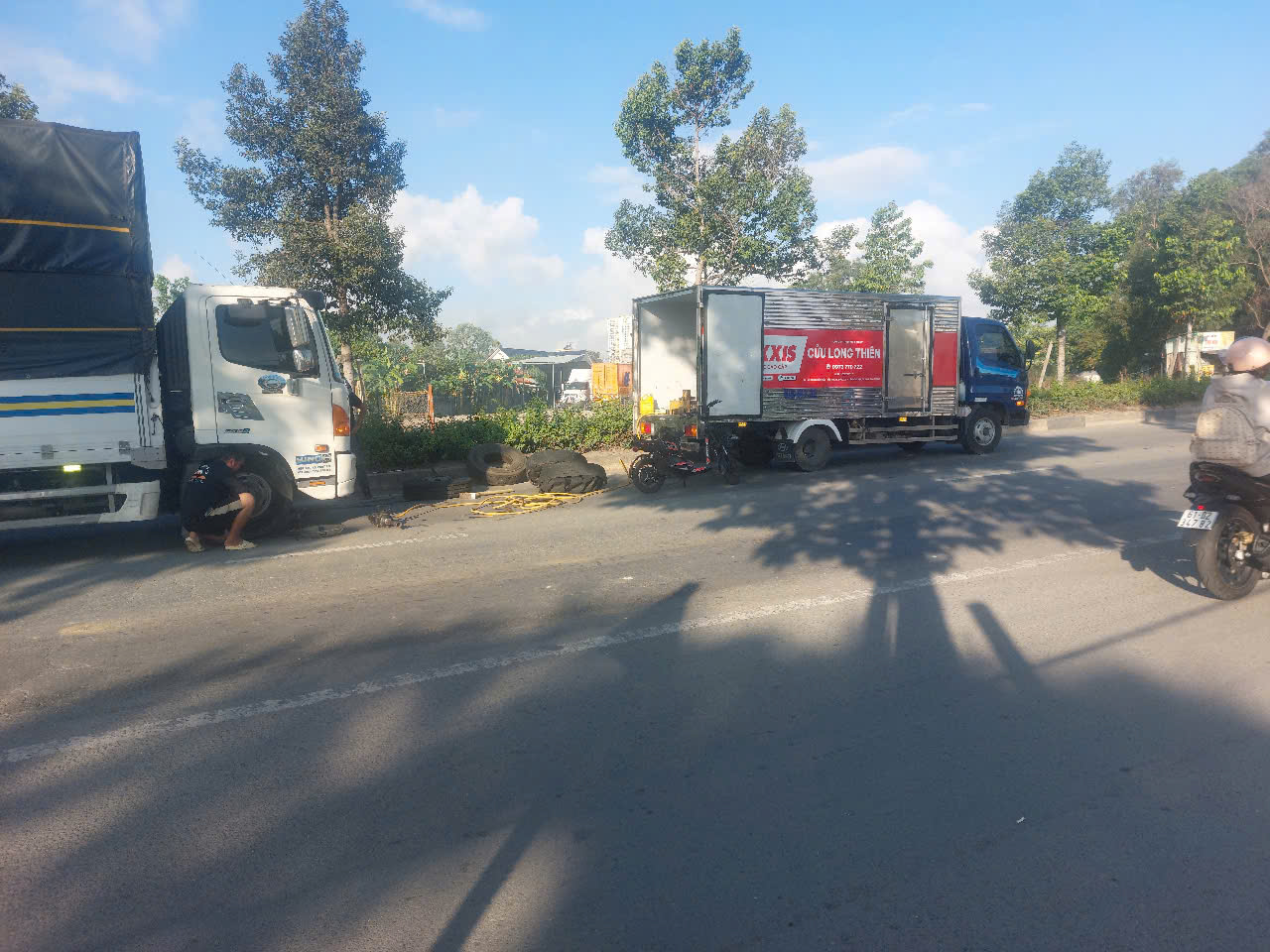 QUY TRÌNH THAY LỐP - VÁ LỐP NHANH TẠI BÌNH DƯƠNG