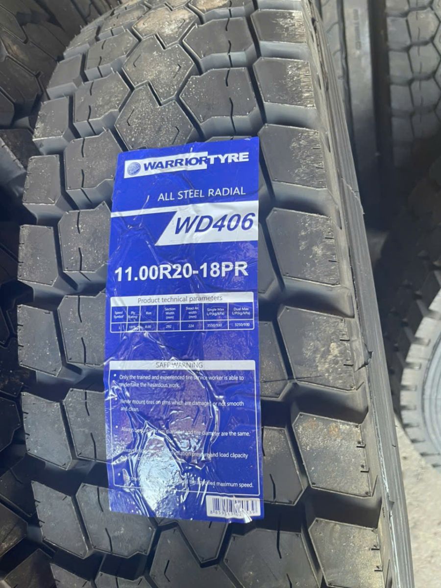 LỐP XE TẢI 1100R20/18 WD406 WARRIOR