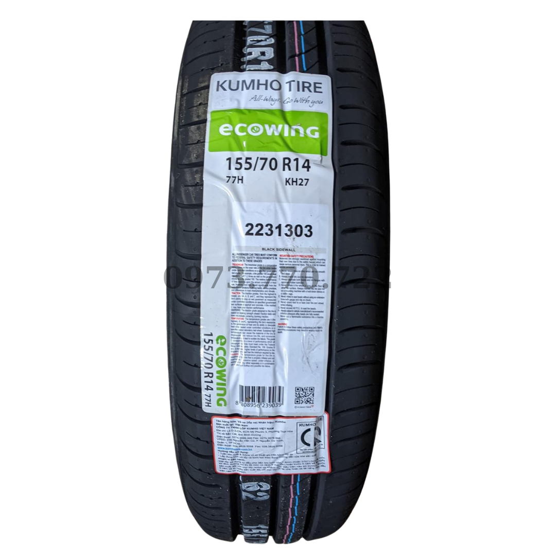 Lốp Xe KUMHO 155/70R14