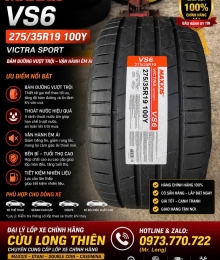 LỐP XE 275/35R19 MAXXIS – HIỆU SUẤT CAO