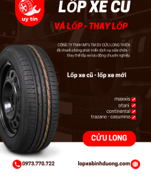 THAY LỐP XE LƯU ĐỘNG 24/24 TP. DĨ AN