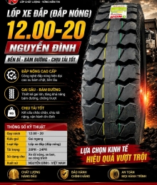 LỐP ĐẮP 12.00-20 NGUYỄN ĐỈNH