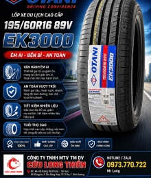 LỐP DU LỊCH OTANI 195/60R16 EK3000