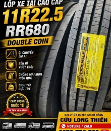 LỐP XE 11R22.5 DOUBLE COIN GAI RR680