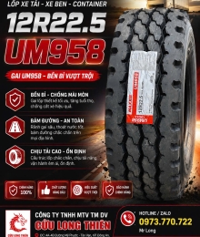12R22.5 18PR MAXXIS UM958 – SẴN KHO BÌNH DƯƠNG