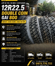  LỐP XE 12R22.5 DOUBLE COIN GAI RLB800