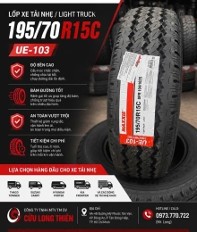 LỐP XE MAXXIS 195/70R15C 8PR UE-103 