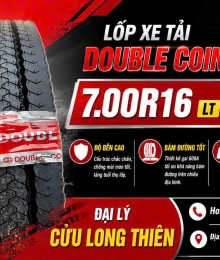 LỐP XE 7.00R16 DOUBLE COIN GAI 709 14PR – BỀN BỈ ( ruột, yếm )