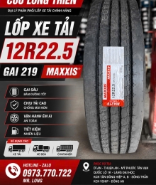 LỐP XE 12R22.5 MAXXIS GAI MA219 