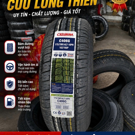  LỐP XE 175/70R14 CASUMINA