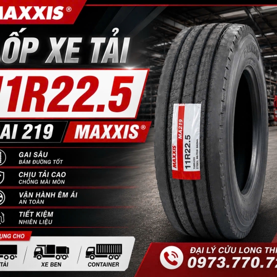LỐP XE 11R22.5 MAXXIS GAI MA219