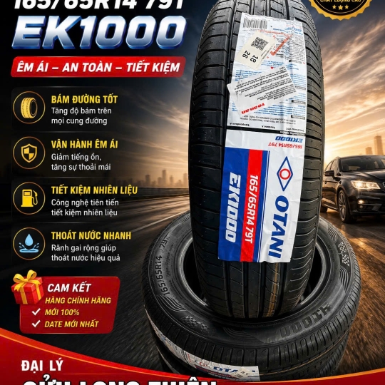 LỐP XE 165/65R14 OTANI EK1000