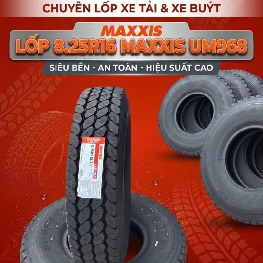 LỐP 8.25R16 MAXXIS UM968 THÁI LAN 18PR