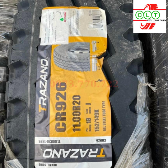 Lốp Xe Tải TRAZANO 11.00R20 18PR