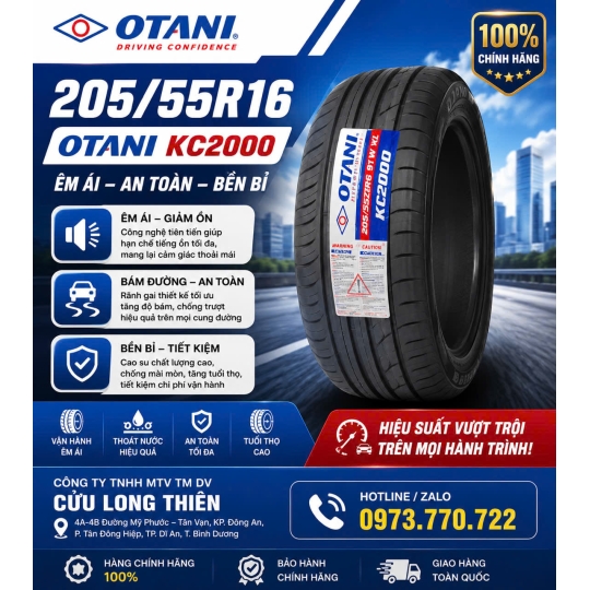 Lốp Xe Du Lịch OTANI 205/55R16