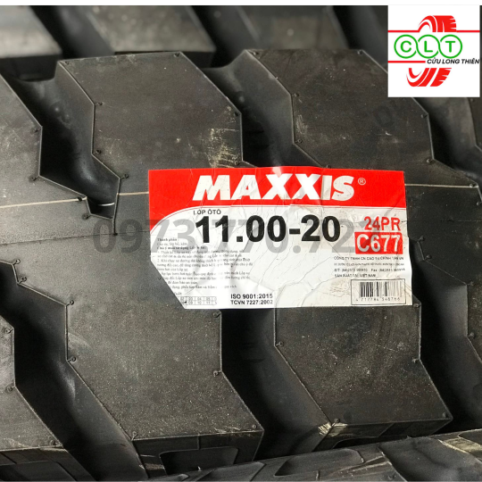 Lốp Xe Tải MAXXIS 11.00-20  24PR ( Ngang, bệt)