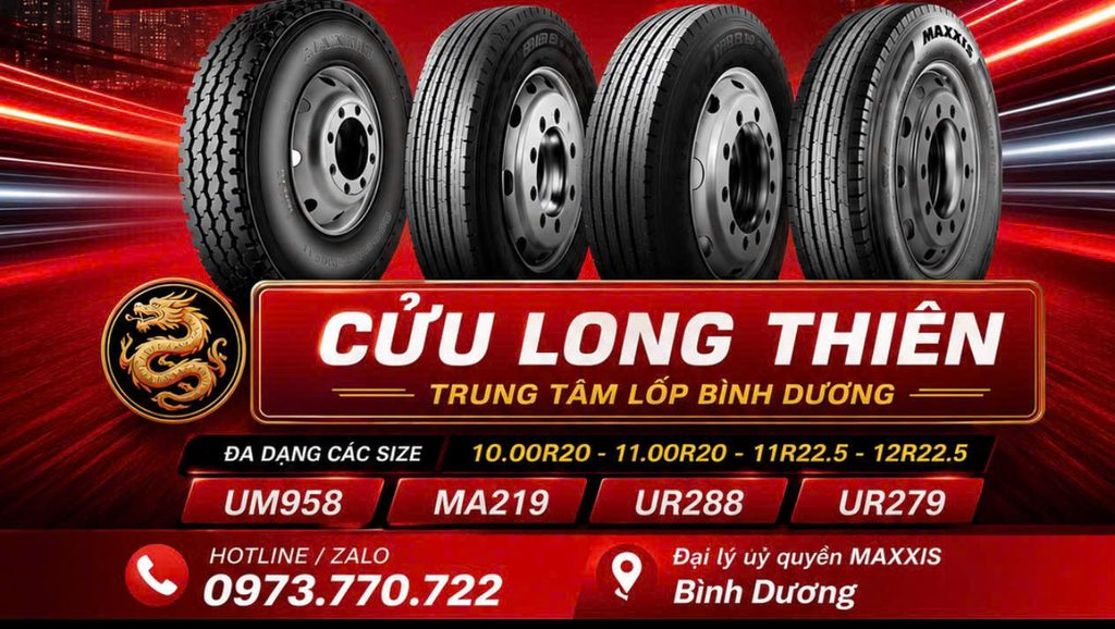 Lốp 8.25R18 Maxxis Chính Hãng | Đại Lý Cửu Long Thiên