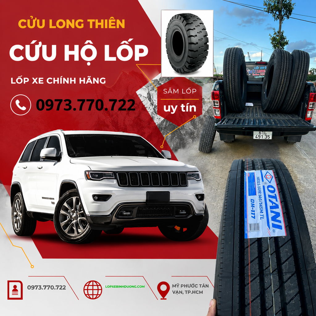 Vá Vỏ Xe Tải Lưu Động Thuận An Bình Dương - Cứu Hộ Lốp 24/7 Giá Rẻ