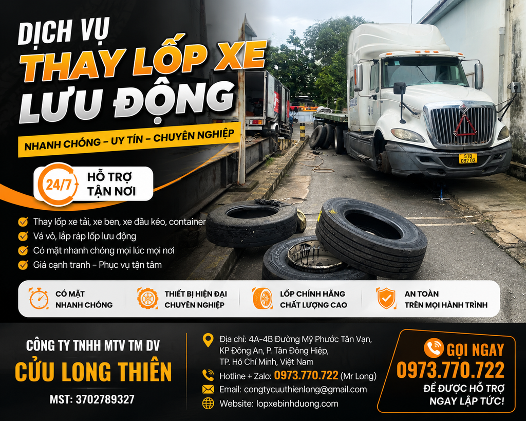 Đại Lý Lốp Double Coin Bình Dương | Bao Lắp Ráp Nhanh