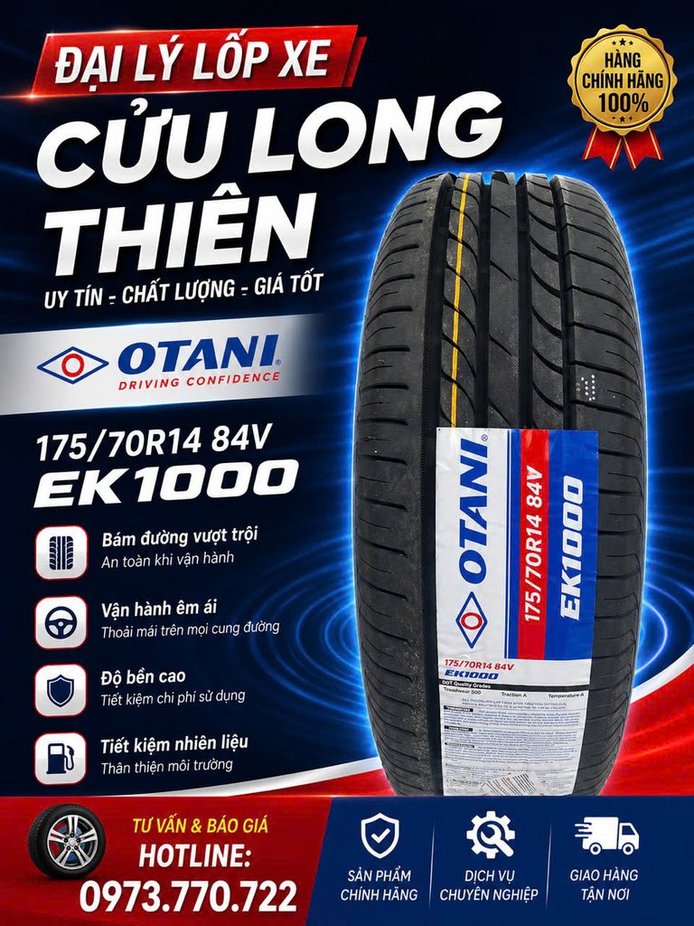 Lốp Xe Maxxis, Otani, Double Coin Tại Dĩ An | Cửu Long Thiên