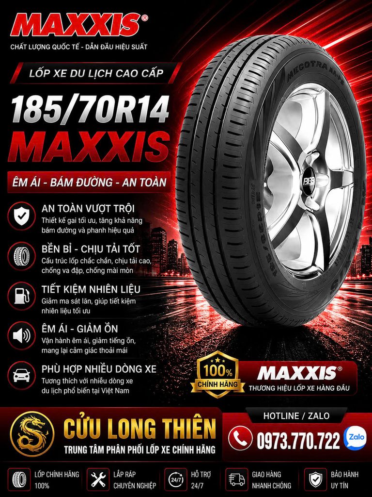 Săm Lốp Xe Ô Tô Bình Dương | Lốp Maxxis, Otani, Double Coin