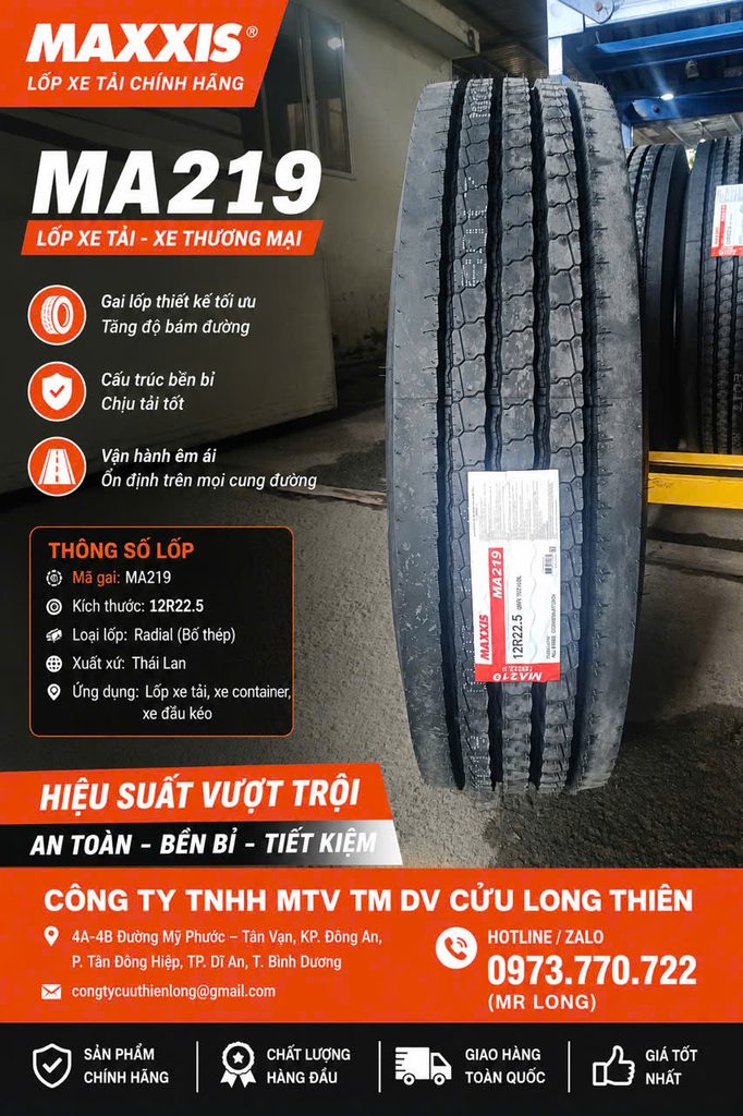 Thay Săm Lốp 24/24 Bình Dương | Cửa Hàng Lốp Cửu Long Thiên