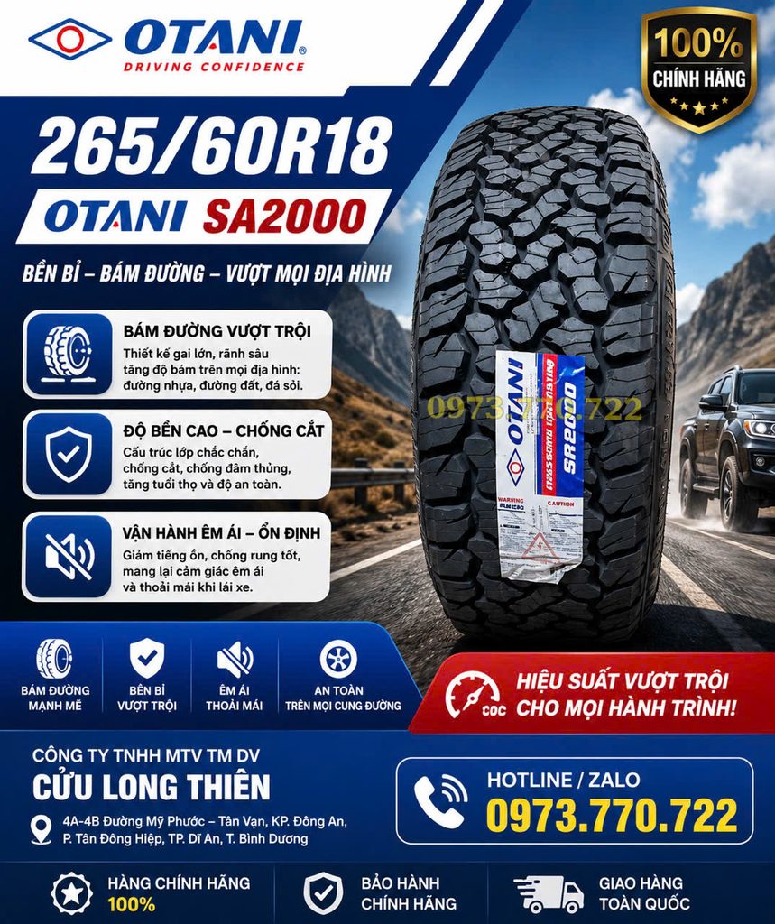 Cửu Long Thiên – Trung Tâm Dịch Vụ Lốp Xe Bình Dương