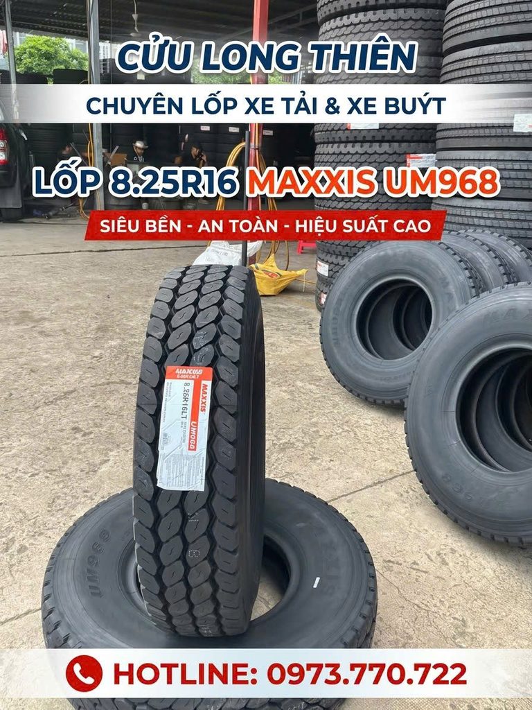 Đại lý lốp xe Maxxis chính hãng Dĩ An Bình Dương - Cửu Long Thiên💡