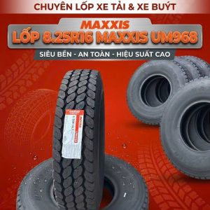 Lốp Xe 8.25R16 Maxxis Gai 968 18PR – Giá Tốt, Chính Hãng