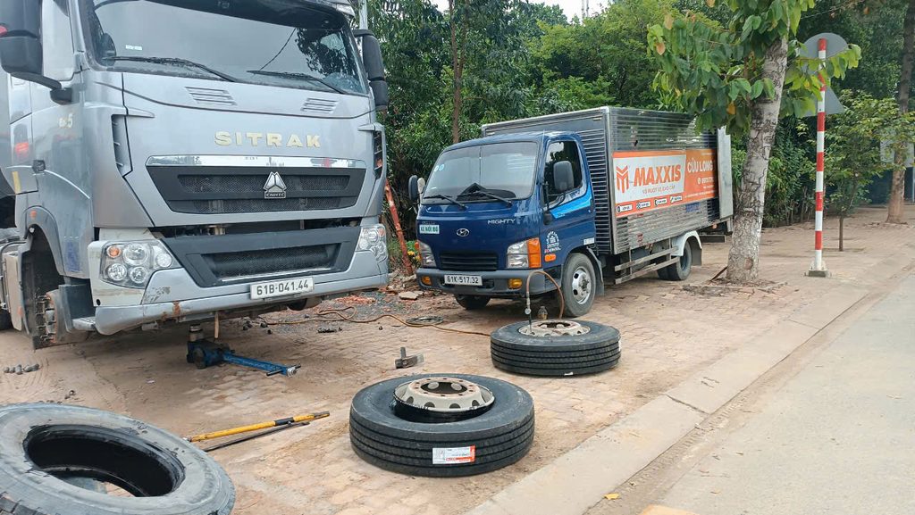 dịch vụ lốp xe Cửu Long Thiên