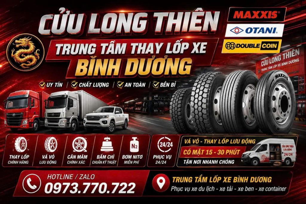 Vá Vỏ Lưu Động Mỹ Phước Tân Vạn: Phục Vụ Xuyên Đêm, Giá Bình Dân