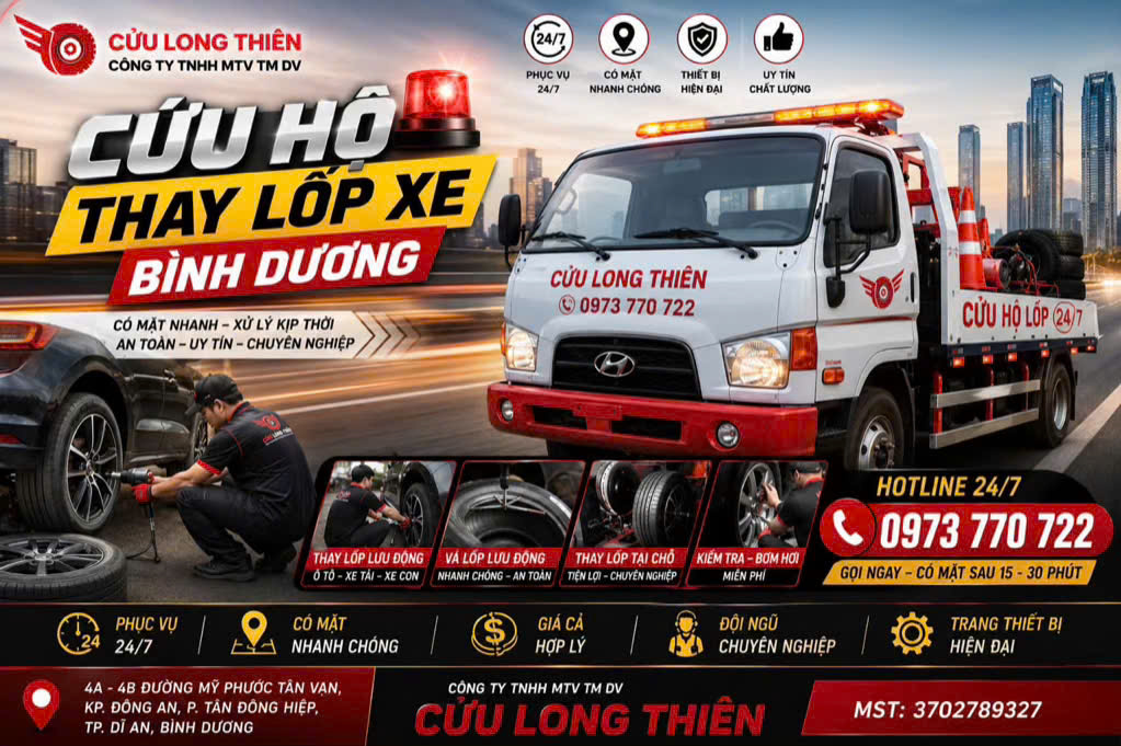 Thay Lốp Xe Ô Tô Du Lịch Tại Dĩ An: Uy Tín, Chính Hãng Otani, Maxxis