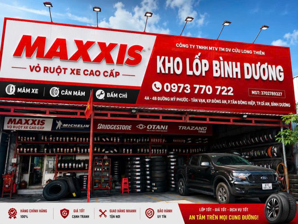 Đại Lý Lốp Maxxis Bình Dương Chính Hãng Cho Xe Tải, Xe Ben