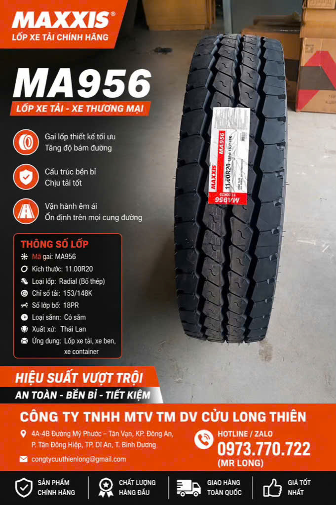 TRUNG TÂM DỊCH VỤ THAY SĂM LỐP XE Ô TÔ BÌNH DƯƠNG – MAXXIS, OTANI, DOUBLE COIN