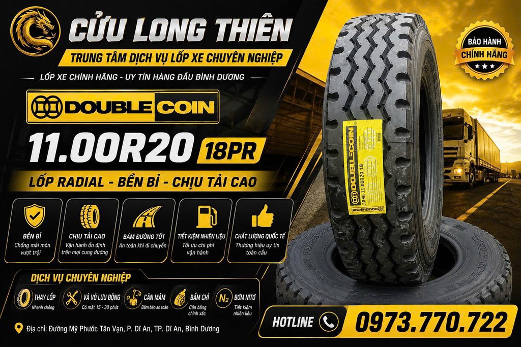 Đánh Giá Chi Tiết Lốp Xe Tải Double Coin 11.00R20