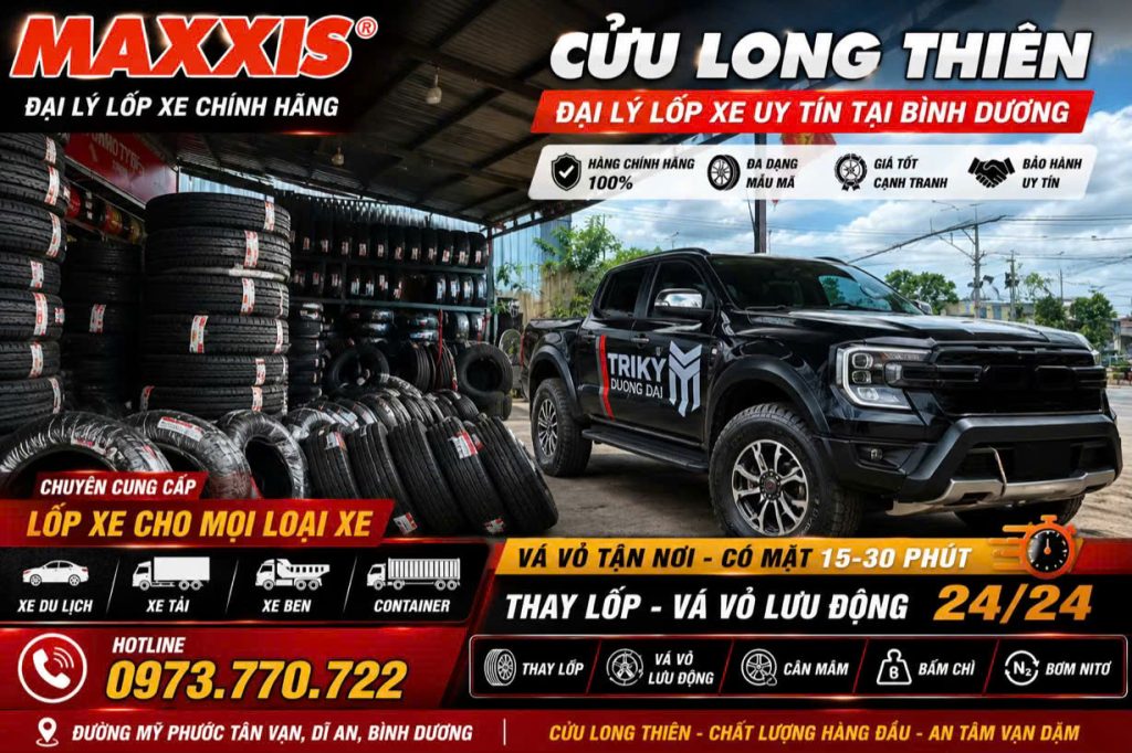 Bảng Giá Lốp Xe Ô Tô Chính Hãng 2026 Mới Nhất