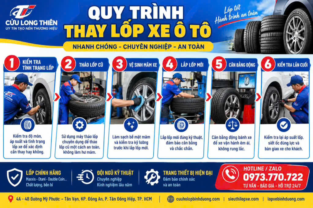 Cứu Hộ Lốp Xe Tải Quốc Lộ 13 Bình Dương Khẩn Cấp Giá Tốt Nhất